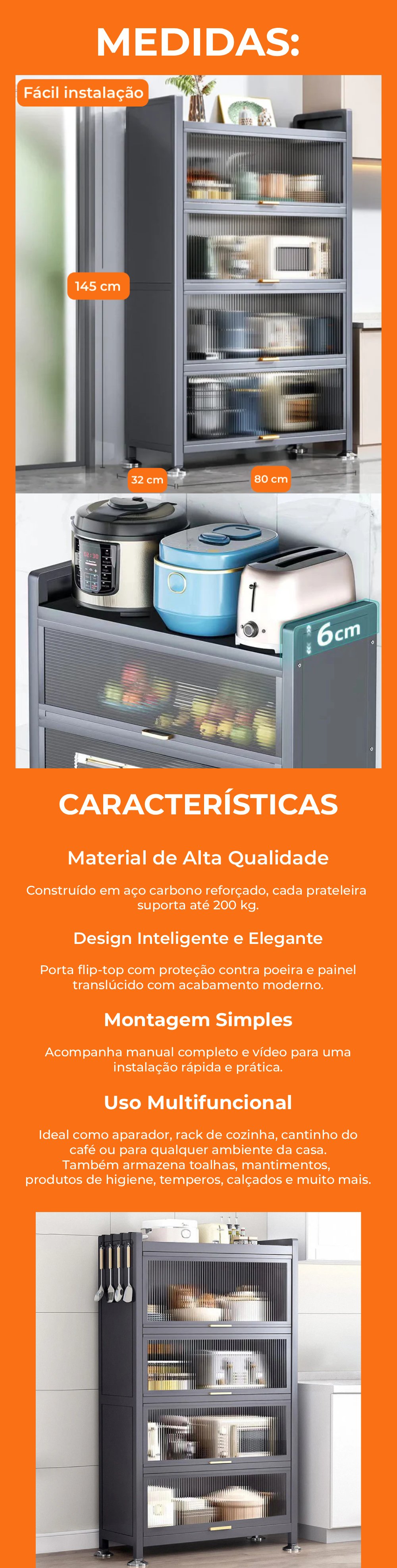 Medidas e características